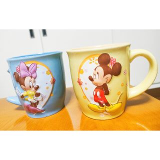 ディズニー(Disney)のディズニー ペアマグカップ マグカップ コップ ミキミニ ミッキー ミニー ペア(グラス/カップ)