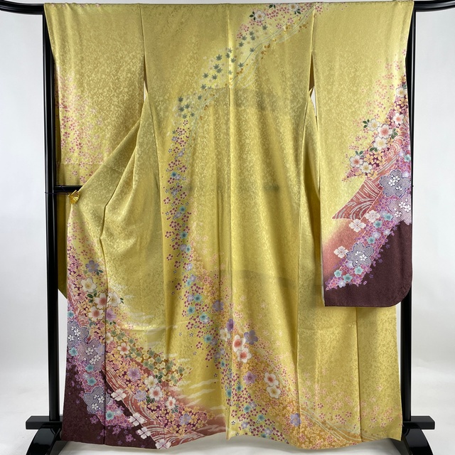 振袖 名品 身丈164.5cm 裄丈66.5cm 正絹 【中古】 沸騰ブラドン 4735円