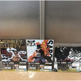 ワンピース(ONE PIECE)のワンピース1番くじ覇ノ躍動 クリアファイル タオル(クリアファイル)