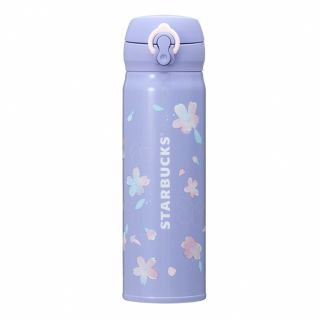 スターバックス(Starbucks)の新品 SAKURA2023ハンディーステンレスボトルパープル500ml(タンブラー)