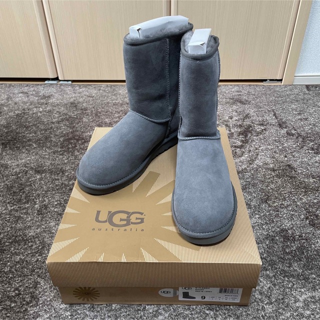 UGG(アグ)の新品 UGG ムートンブーツ 27cm グレー クラシックショート 5800M メンズの靴/シューズ(ブーツ)の商品写真