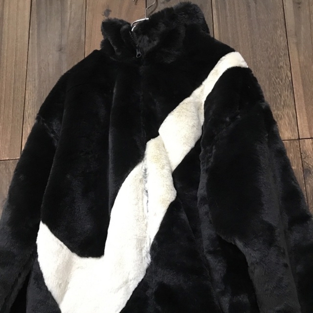 NIKE(ナイキ)の定価19250円✨ラスト1点‼️ ナイキ✨NSW✨フェイクファージャケット　XL レディースのジャケット/アウター(毛皮/ファーコート)の商品写真