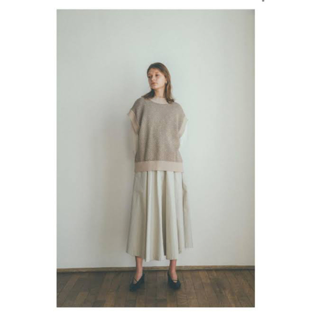 新品☆CLANE chambray circular skirt 1☆スカート