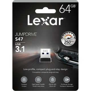 Lexar - 超小型 USB3.0　64GB USBメモリー