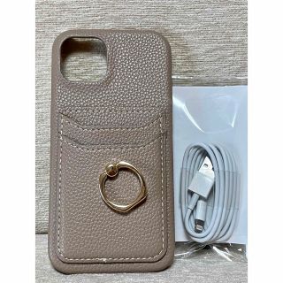 スマホケースiPhone13 Type-C充電器コード付(iPhoneケース)