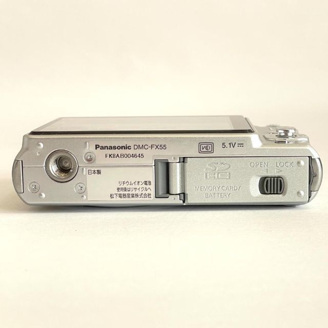Panasonic - ☆美品☆【動作確認済み】Panasonic LUMIX DMC-FX55 Panasonic - ☆美品☆【動作確認済み】Panasonic LUMIX DMC-FX55