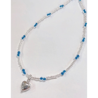 エディットフォールル(EDIT.FOR LULU)のno.166 silver heart beads necklace(ネックレス)