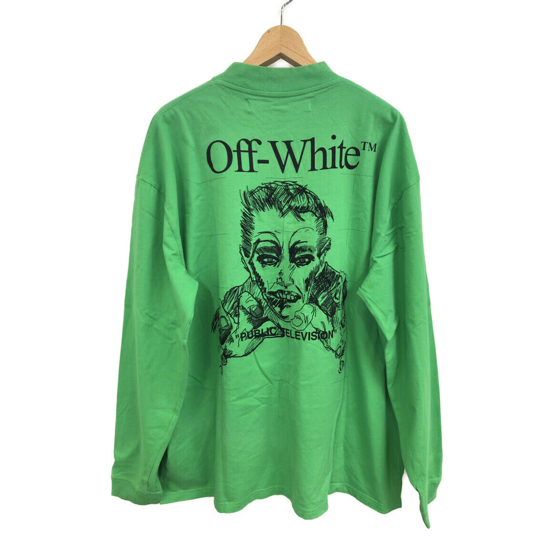 お買得価格』 オフホワイト Off White ハイネック長袖Tシャツ メンズ M