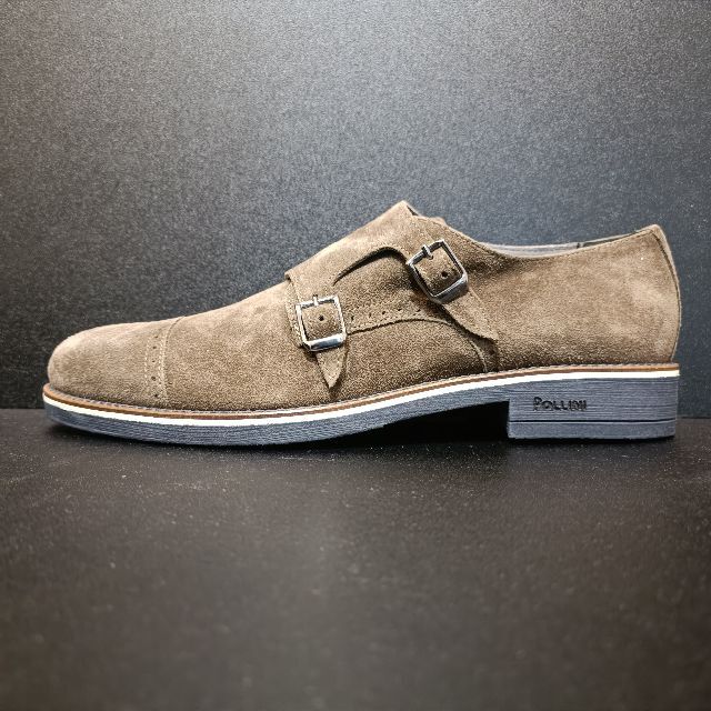 ポリーニ（POLLINI） イタリア製革靴 カーキ EU42 メンズの靴/シューズ(スリッポン/モカシン)の商品写真