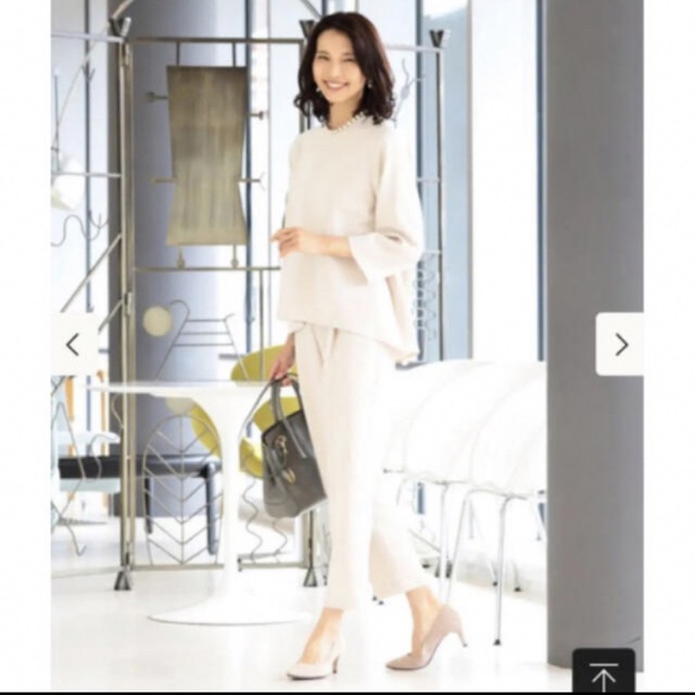 Demi-Luxe BEAMS - Demi-Luxe BEAMS トリアセ ステッチネック プル