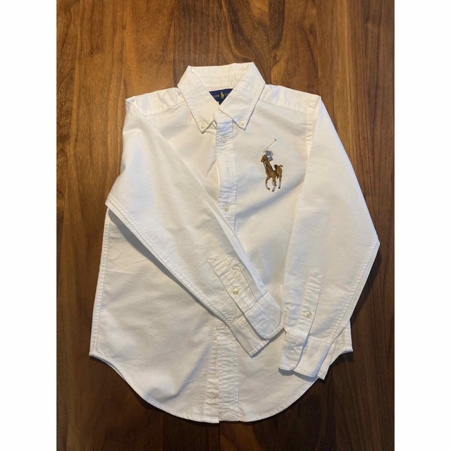 Ralph Lauren(ラルフローレン)のラルフローレン　ビッグポロ　ボタンダウンシャツ140 キッズ/ベビー/マタニティのキッズ服男の子用(90cm~)(ブラウス)の商品写真