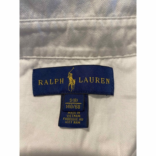 Ralph Lauren(ラルフローレン)のラルフローレン　ビッグポロ　ボタンダウンシャツ140 キッズ/ベビー/マタニティのキッズ服男の子用(90cm~)(ブラウス)の商品写真