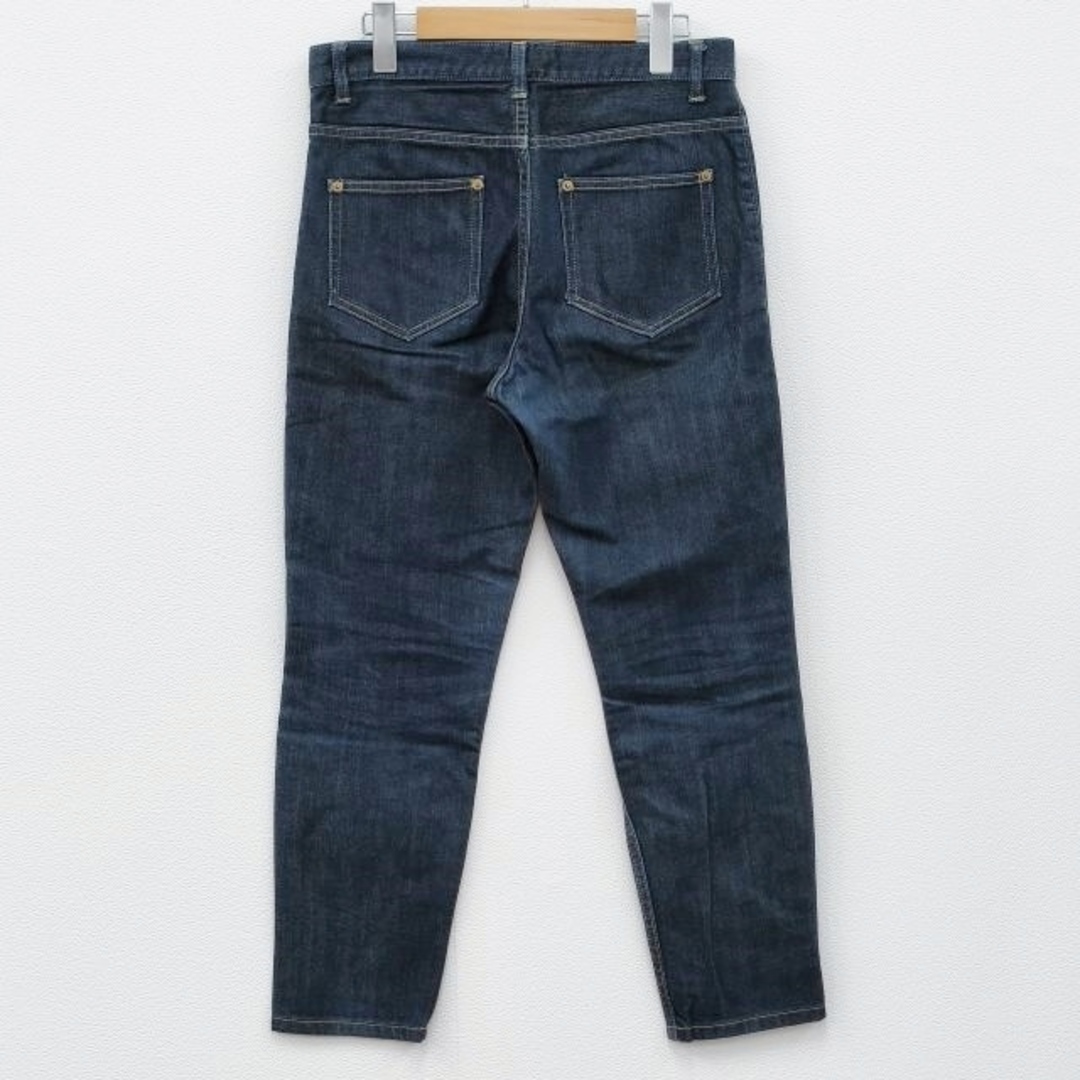 SLOBE IENA(スローブイエナ)のIENA SLOBE LE DENIM テーパードデニムパンツ コットン サイズ38 デニムパンツ ネイビー レディース イエナ スローブ【中古】3-0210G◎ レディースのパンツ(デニム/ジーンズ)の商品写真