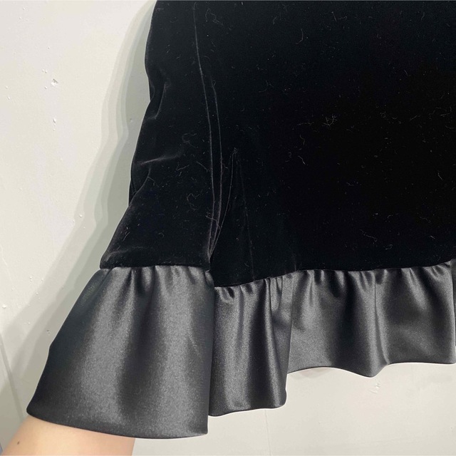 HANAE MORI - ハナエモリ ベロア ドレスケープ サイズ38 M 新品 HANAE MORI - ハナエモリ ベロア ドレスケープ サイズ38 M 新品