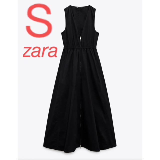 ZARA - ZARA ジッパーポプリンワンピース Sの+spbgp44.ru