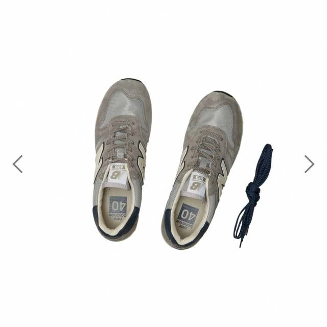 ニューバランス M670 UKF 色 : GRAY/NAVY 28cm-