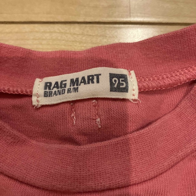 RAG MART(ラグマート)のラグマート　ロンT トレーナー　95 キッズ/ベビー/マタニティのキッズ服女の子用(90cm~)(Tシャツ/カットソー)の商品写真