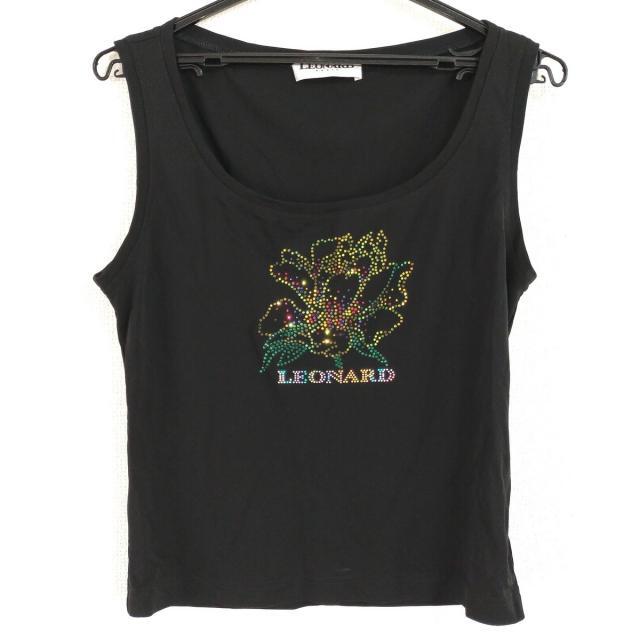 LEONARD(レオナール)のレオナール ノースリーブTシャツ 44 L - レディースのトップス(Tシャツ(半袖/袖なし))の商品写真