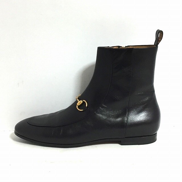贅沢 Gucci - グッチ ショートブーツ 37 レディース - 黒 ブーツ - www