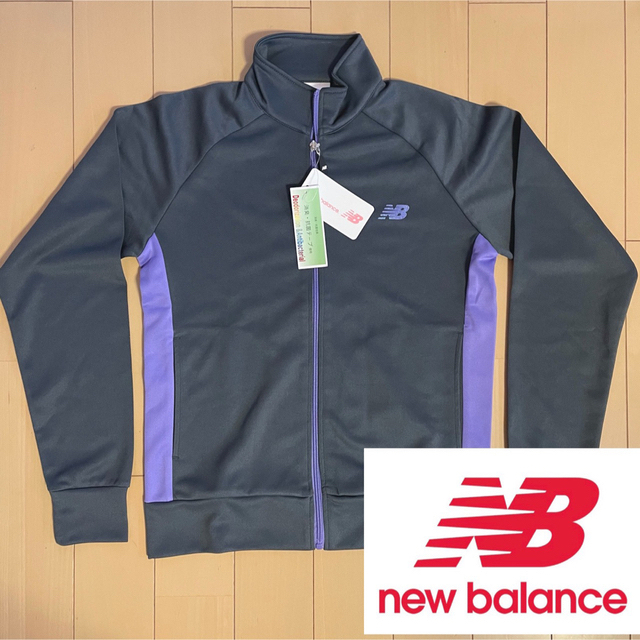 New Balance(ニューバランス)の新品★ニューバランス★トレーニングウェア★レディスM★グレー／パープル78107 スポーツ/アウトドアのランニング(ウェア)の商品写真