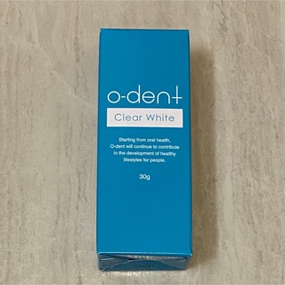 o-dent オーデント クリアホワイト 30g  (歯磨き粉)
