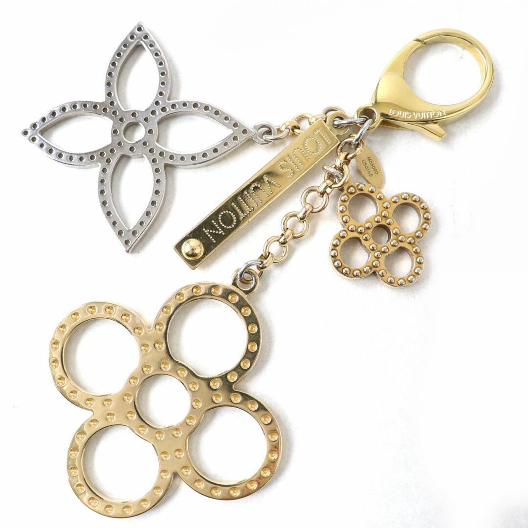 良品△LOUIS VUITTON ルイヴィトン M65090 ビジューサック・タパージュ バッグチャーム キーリング キーホルダー ゴールド×シルバー | フリマアプリ ラクマ