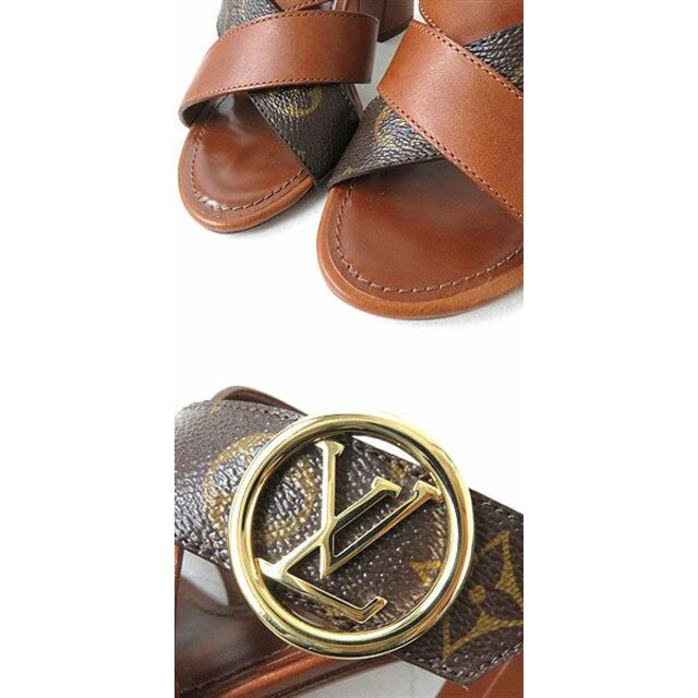 すぐ発送可能! 【人気】LOUIS VUITTON サンダル ストラップ レザー