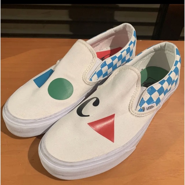 MOCA×VANS クラシック スリッポン チェッカーパターン