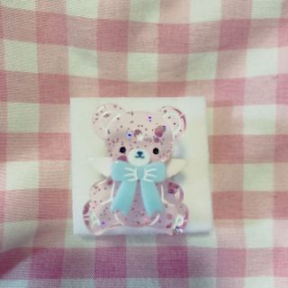 アンジェリックプリティー(Angelic Pretty)のおまとめ Milky Bearリング PK トッピングハートネックレス LV(リング(指輪))