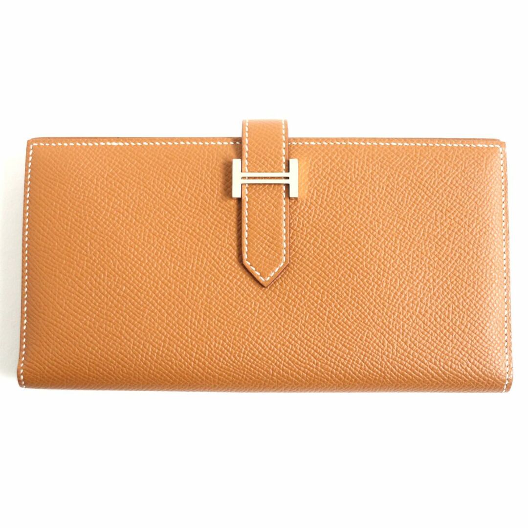 れています Hermes - HERMES ベアン スフレ 二つ折り 長財布 レザー レッド □Q刻印の通販 by サカイのリサイクルショップ ラクマ店|エルメスならラクマ ライン