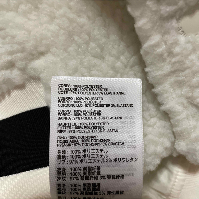 New Balance(ニューバランス)の新品 11880円ニューバランス ボアジャケット L オフホワイト タグ付き メンズのジャケット/アウター(ブルゾン)の商品写真