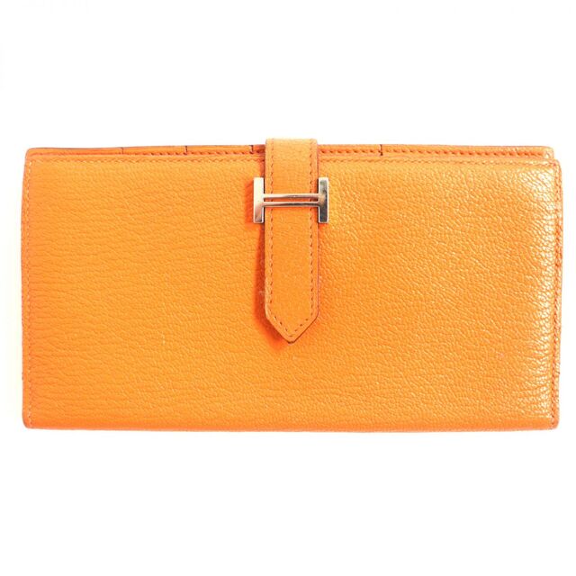 良品▽HERMES エルメス ベアンスフレ シェーブル シルバーHロゴ金具