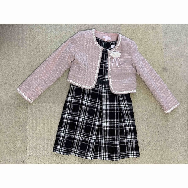 motherways(マザウェイズ)のフォーマル　スーツ　入学式　ワンピース  120 キッズ/ベビー/マタニティのキッズ服女の子用(90cm~)(ドレス/フォーマル)の商品写真