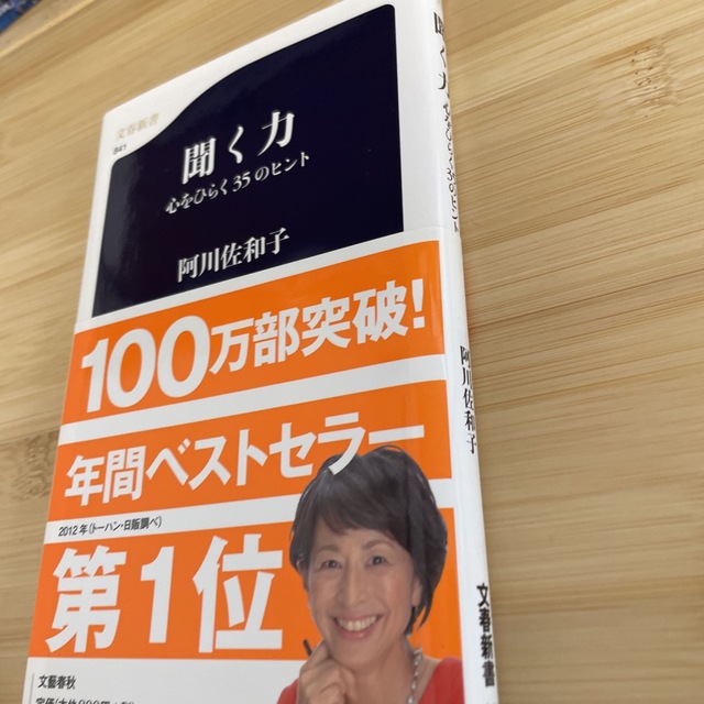 聞く力 心をひらく３５のヒント　阿川佐和子　傾聴　スキル エンタメ/ホビーの本(ビジネス/経済)の商品写真