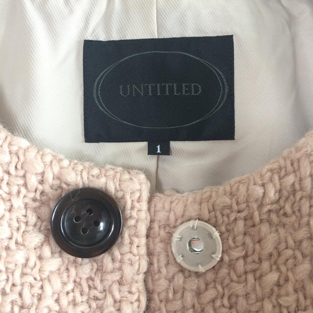 UNTITLED(アンタイトル)のUNTITLED☆ノーカラーコート レディースのジャケット/アウター(ロングコート)の商品写真