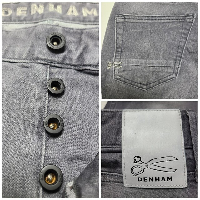 【美品】DENHAM　デンハム　RAZOR ACEG　グレー　W27