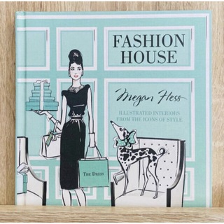 ファッション洋書　ミーガンヘスFashion House ブランドイラストブック(ファッション/美容)
