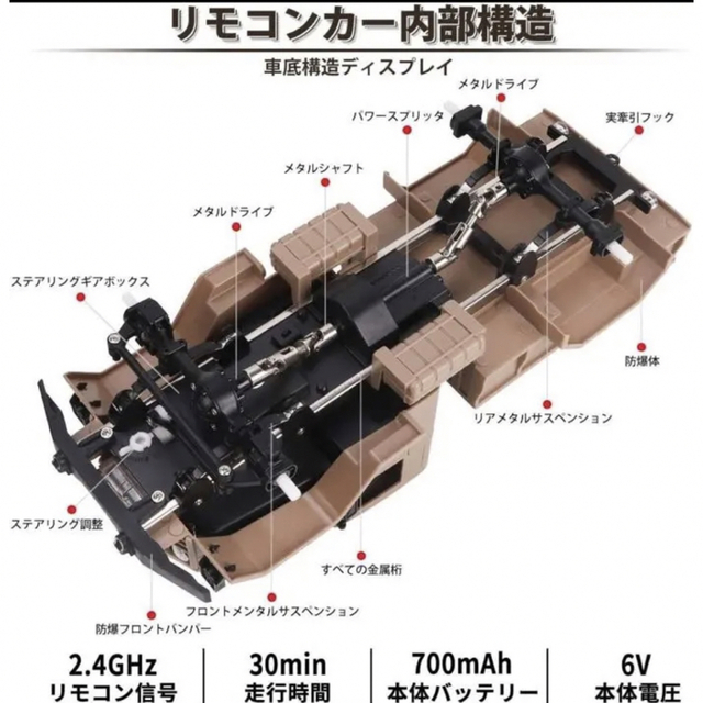 ミリタリーラジコンカー キャタピラー トラック ラジコン カメラ付 高性能