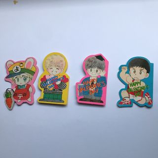 昭和レトロ　ヨネちゃんうさぎ　バレンタインメッセージカード(キャラクターグッズ)