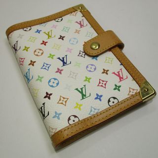 ルイヴィトン(LOUIS VUITTON)のLOUIS VUITTON アジェンダPM 手帳カバー モノグラム マルチカラー(その他)