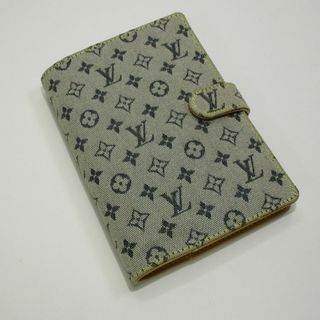 ルイヴィトン(LOUIS VUITTON)のLOUIS VUITTON アジェンダPM 手帳カバー モノグラム ミニ ブルー(その他)