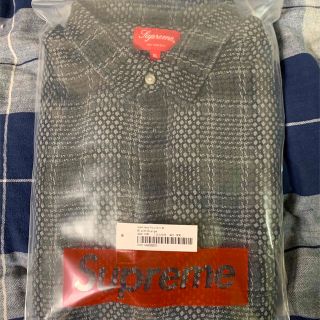 Supreme - supreme Basket Weave Plaid Shirt XL 23ssの通販 by ぽん