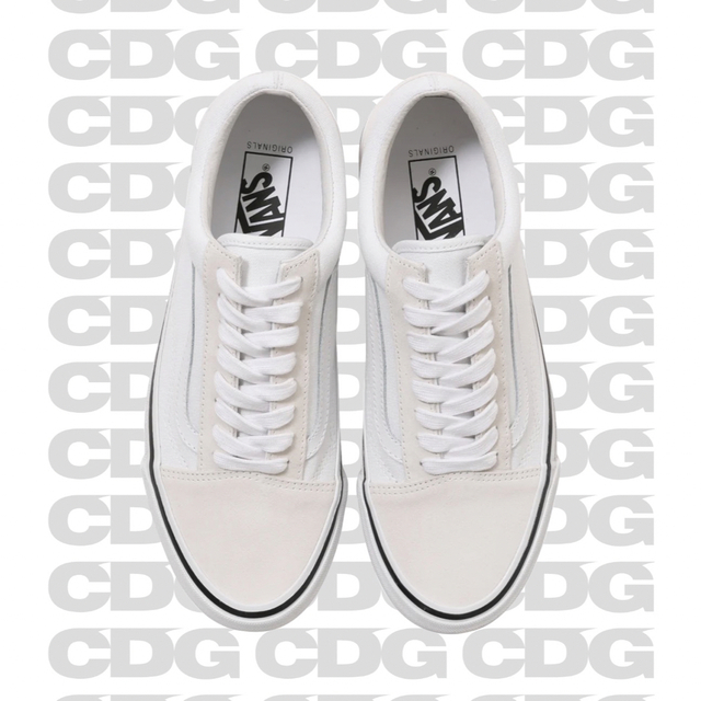 コムデギャルソン CDG x VANS OLD SKOOL LX WHITE