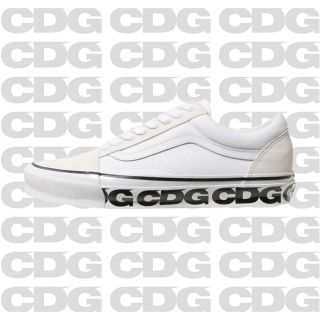 コムデギャルソン(COMME des GARCONS)のコムデギャルソン CDG x VANS OLD SKOOL LX WHITE(スニーカー)