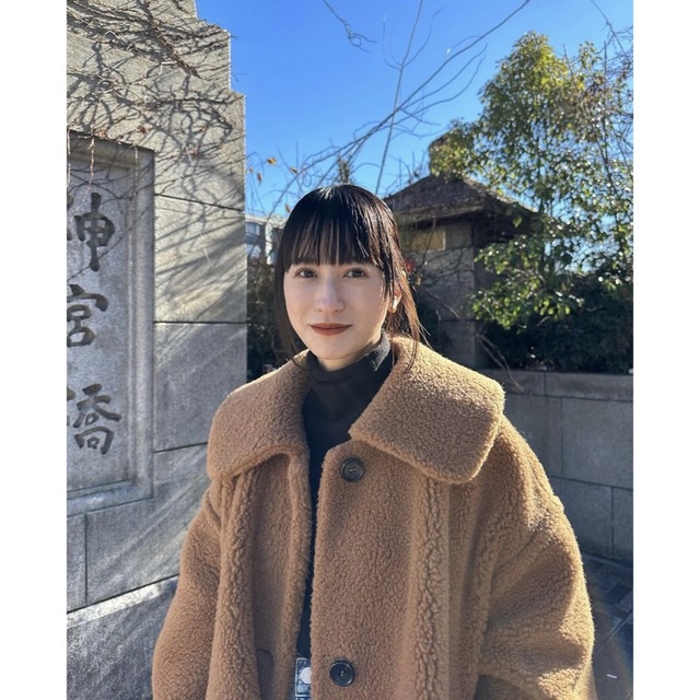 クラネ正規品❗️新品紙タグ付⭐️ボアコートVOLUME FLARE BOA COAT