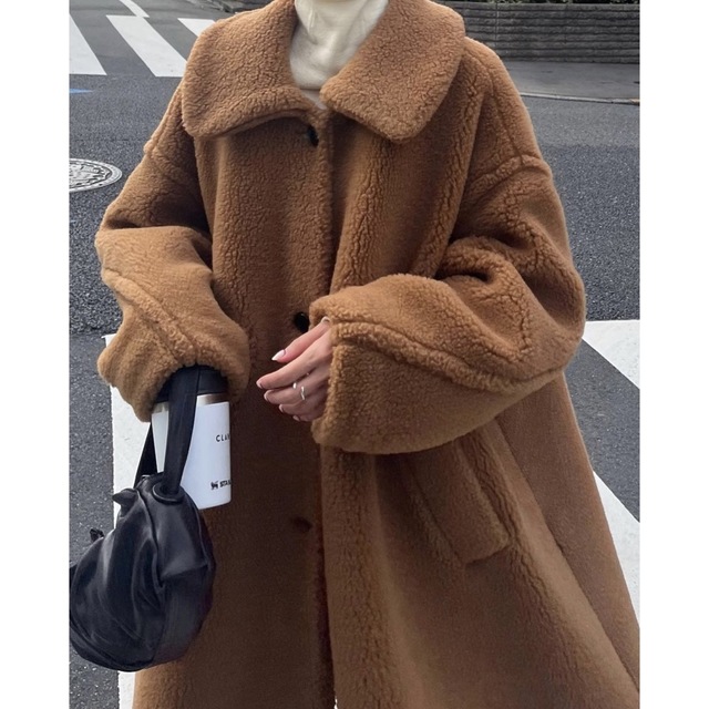 クラネ正規品❗️新品紙タグ付⭐️ボアコートVOLUME FLARE BOA COAT