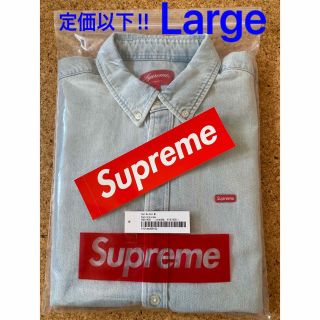 Supreme Small Box Twill Shirt denim