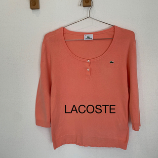 ラコステ(LACOSTE)のLACOSTE  コットンシャツ　Lサイズ(シャツ/ブラウス(長袖/七分))