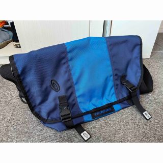 timbuk2 メッセンジャーバック　ブルー　ブラック(メッセンジャーバッグ)