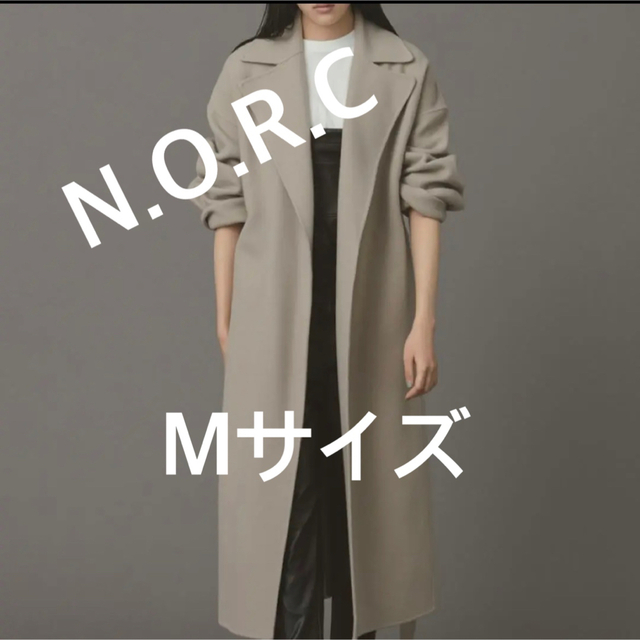 norc モヘア入り　ロングコート